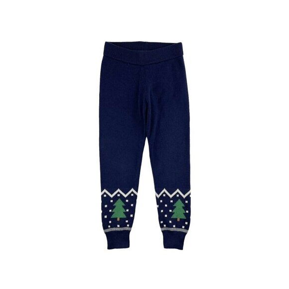 Hanna Andersson Other - Hanna Andersson Tannenbaum Sweater Leggings In Navy